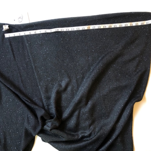 NWT QiSequined Wrap/Poncho in Black Sparkle - Picture 13 of 13